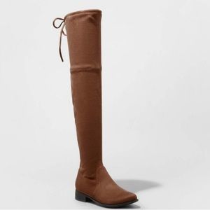Over the knee boots size 9 Brown Suede